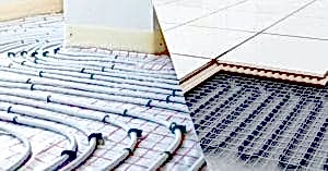 Yerden ısıtma için yüksek ısı iletkenliğine sahip seramik kaplaması.